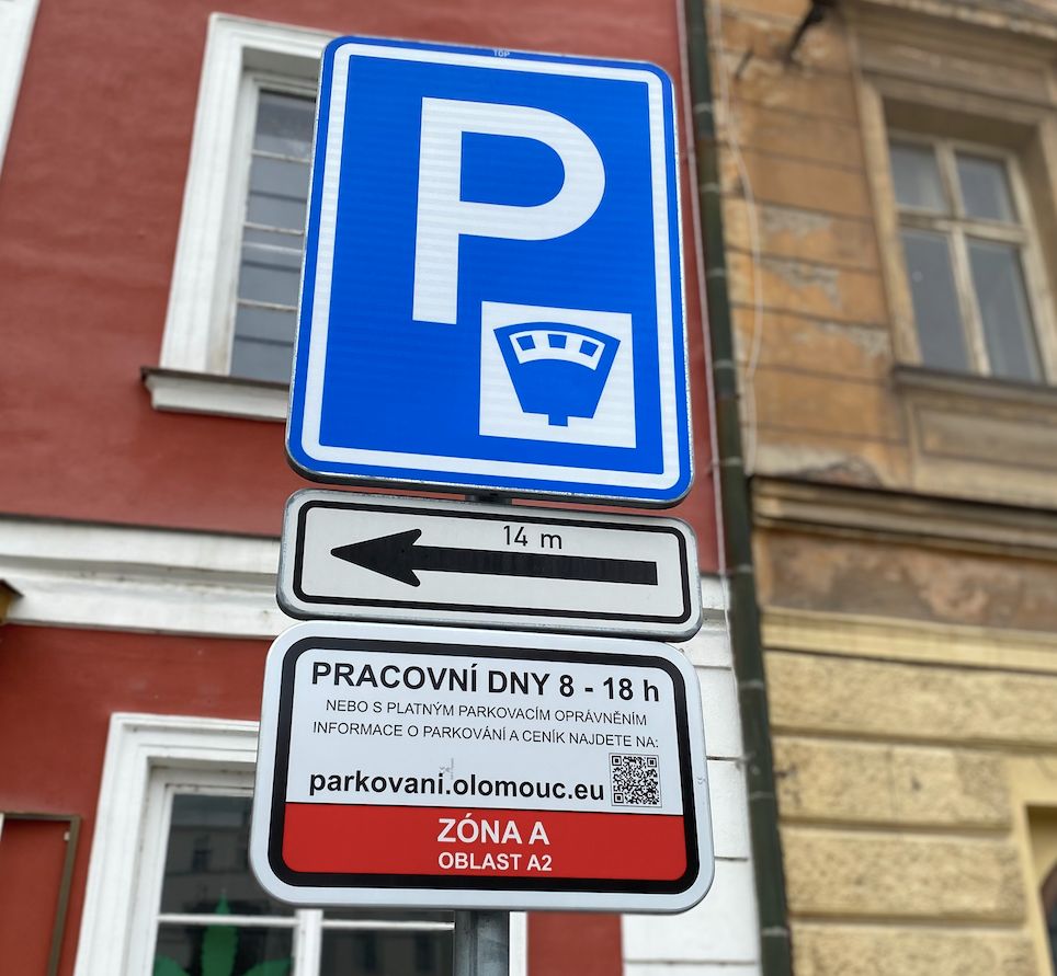 Parkovací zóna Olomouc