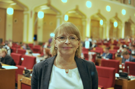 Radní Hana Kordová Marvanová na jednání ZHMP.