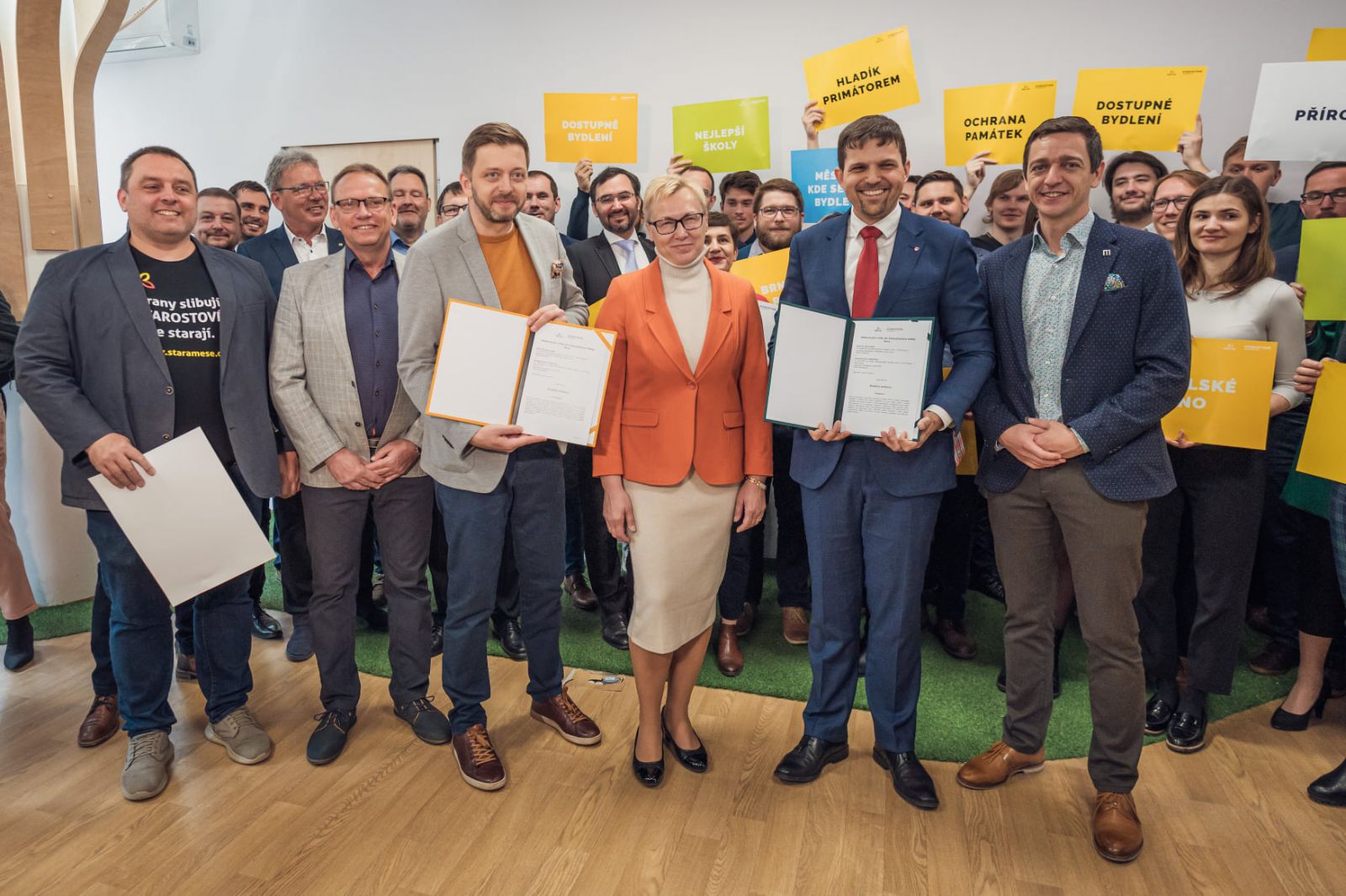 V Brně jsme podepsali koaliční smlouvu s KDU-ČSL